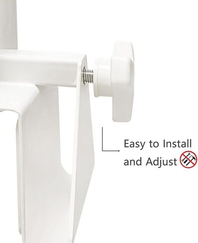 قضيب امان طبي قابل للتعديل لحوض الاستحمام مع مقبض لامان حوض الاستحمام لكبار السن، ابيض in Kuwait