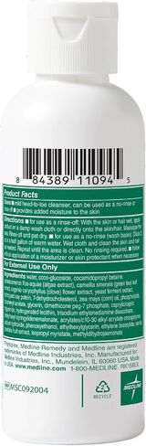 Medline MSC092008 Remedy With Phytoplex Hydrating Cleansing Gel, 8oz. (Case of 12) in Saudi Arabia