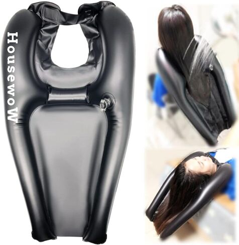 Inflatable Shampoo Bowl, Portable Hair Washing Tray for Bedside and in Bed, Lightweight Shampoo Basin for Elderly, Disabled, Pregnant, Injured, Bedridden, Handicap, Lightweight Hair Washing Sink in Saudi Arabia