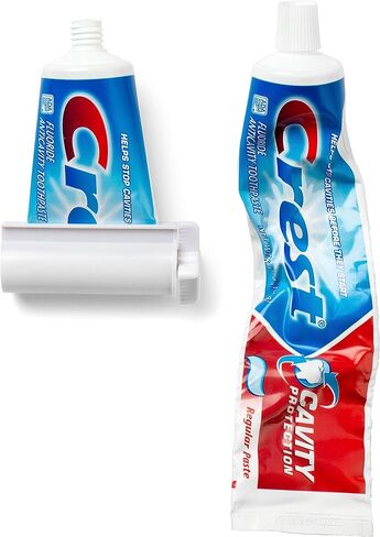 عصارة معجون الأسنان (عبوة من قطعتين) لفافة أنبوبية اقتصادية، توفر معجون الأسنان والكريمات والطلاء والمزيد - تضع حدًا للإهدار - بسيطة وعملية لكل منزل من شركة سمارت هاوس إنك in Kuwait