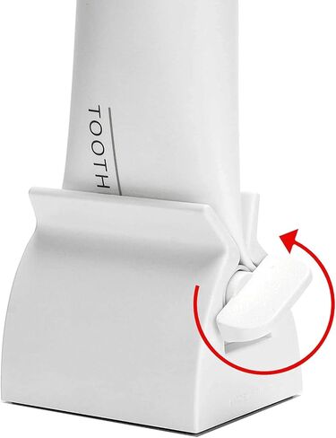 2pcs Rolling Tube Toothpaste Squeezer Toothpaste Seat Holder Stand for Bathroom Accessories（1Blue1Gree） in Kuwait