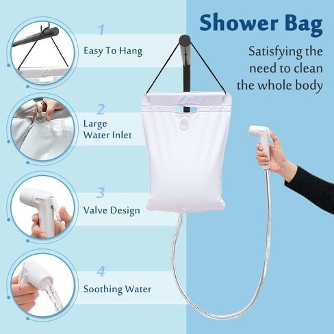 حوض استحمام طبي قابل للنفخ محمول لكبار السن وذوي الاحتياجات الخاصة، سرير مساعدات للاستحمام، حوض استحمام للبالغين وطريح الفراش لكامل الجسم، حوض استحمام قابل للنفخ للعناية المنزلية والمعاقين in Kuwait