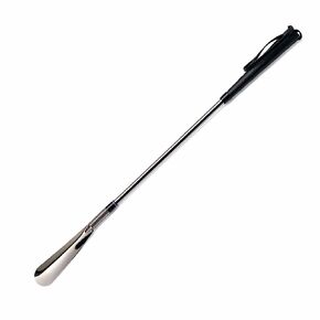 Sammons Preston Spring-Action Shoehorn, 23.5" Long, Non-Slip Handle for Good Grip, Lightweight Metal Shoe Horn with Bending Spring to Adjust Position According to User Needs, Adaptive Daily Living Aid in Saudi Arabia