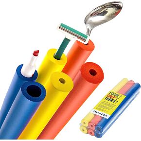 [6 Pack] Foam Grip Tubing/Foam Tubing - 3 Sizes - Ideal Grip Aid for Utensils, Tools and More - No BPA/Phthalate/Latex in Saudi Arabia