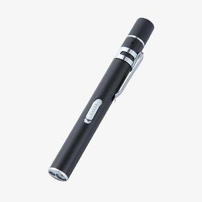Lustrat USB Rechargeable Pen Light - Medical Pocket Flashlight - Lightweight Rechargeable Flashlight - Pen Light, Small Rechargeable Flashlight for Nursing and Medical Profession (Black) in Saudi Arabia