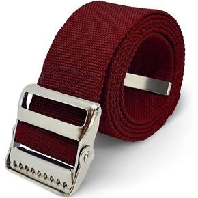 Transfer and Gait Belt 60 Inch with Metal Buckle and Loop - Walking, Standing and Transfer Assist Aid for Seniors, Elderly Patients, Caregiver, Nurse, Therapist (Beige)