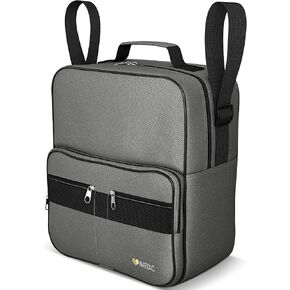 Deluxe Wheelchair Bag - Wheelchair Accessories for Adults - Wheelchair Bags to Hang on Back - Wheelchair Backpack - Wheelchair Storage Accessories - Electric Wheelchair Accessories - Black