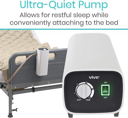 Vive Alternating Pressure Pad, Includes Mattress Pad and Electric Pump System in Kuwait