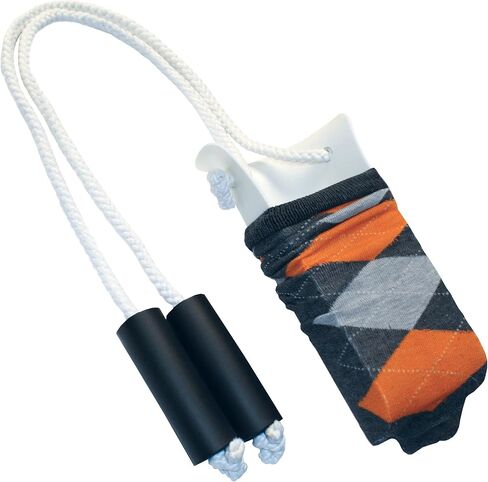 Rehabilitation Advantage Wide Sock Aid with Single Cord, White, 1 Count in Saudi Arabia