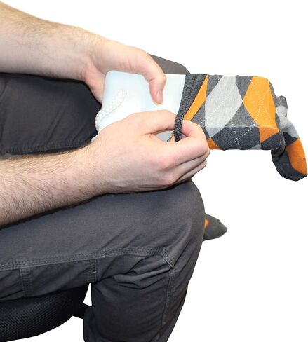 Rehabilitation Advantage Wide Sock Aid with Single Cord, White, 1 Count in Saudi Arabia