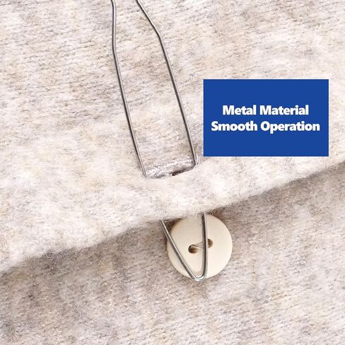 Zerodis Button Hook, 6PCs Shirt Coat Buttoning Aid Hand Buttons aids Wire Loop Button Hook Assist Tool Button Hook Dressing Aid Easily Buttons Dress Assist Device in Kuwait