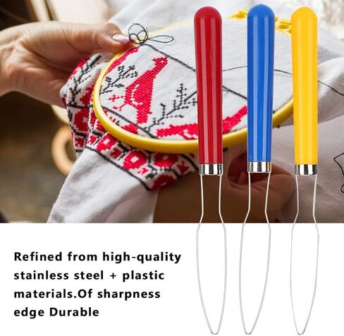 Zerodis Button Hook, 6PCs Shirt Coat Buttoning Aid Hand Buttons aids Wire Loop Button Hook Assist Tool Button Hook Dressing Aid Easily Buttons Dress Assist Device in Kuwait