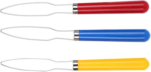 Zerodis Button Hook, 6PCs Shirt Coat Buttoning Aid Hand Buttons aids Wire Loop Button Hook Assist Tool Button Hook Dressing Aid Easily Buttons Dress Assist Device in Kuwait