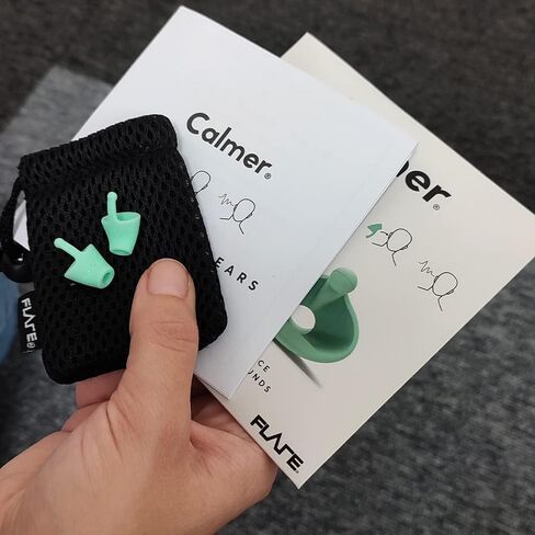 Flare Calmer – Ear Plugs Alternative – Reduce Annoying Noises Without Blocking Sound – Soft Reusable Silicone - Grey in Kuwait