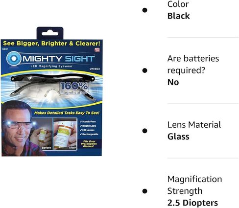 Ontel Mighty Sight LED Magnifying Eyewear in Saudi Arabia