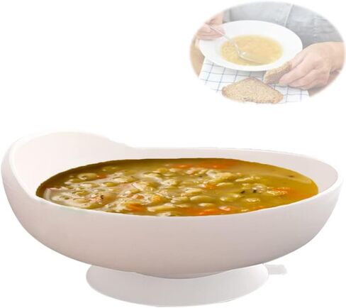Food Guard for Plates, Clip-On Spill Prevention Eating Aid Assistant for Scooping Food, Dining Assistive Plate Guard for Disabled, Elderly, Handicapped (1) in Saudi Arabia