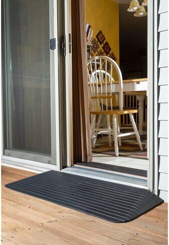 Silver Spring Solid Rubber Threshold Ramp - 1" Rise in Saudi Arabia
