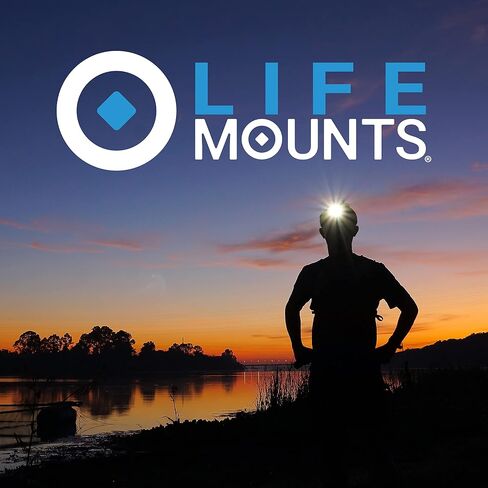 Life Mounts Tactical Rail Mount Flashlight - 3.5 in x 1.5 in, White LED - 1,000-Foot Beam & Multi-Mode Helmet Flashlight - 360-Degree Side Mount Helmet Lights - Weatherproof Design for Tactical Gear in Saudi Arabia