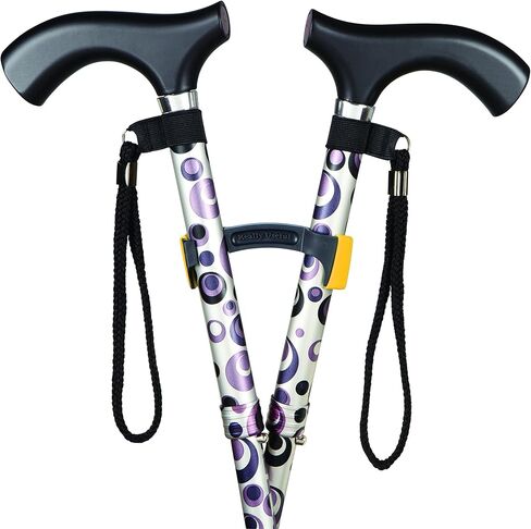 HealthSmart Vivi Bridgit Cane Rest Cane Holder, Helps Cane Stay in Place, Small and Compact, 5/8 to 1 Inch, Orange in Saudi Arabia