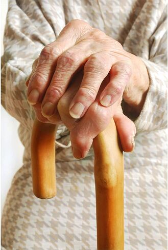 Carex Wooden Walking Cane - Round Handle Wood Cane With Natural Ash Finish and Rubber Tip - Traditional Style Walking Stick for Men and Women, 36 Inch Height, 7/8 Inch Diameter in Saudi Arabia