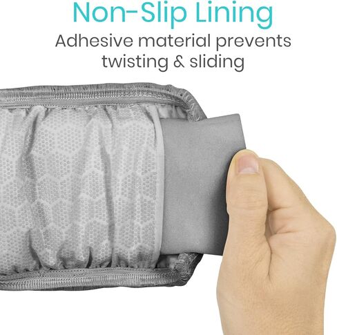 Vive Walker Handle Cushions (2-Pack) Extra Soft Sheepskin Grips - Padded Hand Cover Accessories for Folding Rolling Wheelchair, Rollator Handle, Senior, Elderly Grippers - Foam Padding for Disability in Kuwait