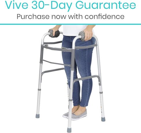 Vive Walker Handle Cushions (2-Pack) Extra Soft Sheepskin Grips - Padded Hand Cover Accessories for Folding Rolling Wheelchair, Rollator Handle, Senior, Elderly Grippers - Foam Padding for Disability in Kuwait