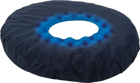 DMI Seat Cushion Donut Pillow and Chair Pillow for Tailbone Pain Relief, Hemorrhoids, Prostate, Pregnancy, Post Natal, Pressure Relief and Surgery, 14 x 12.5 x 3, Navy in Saudi Arabia