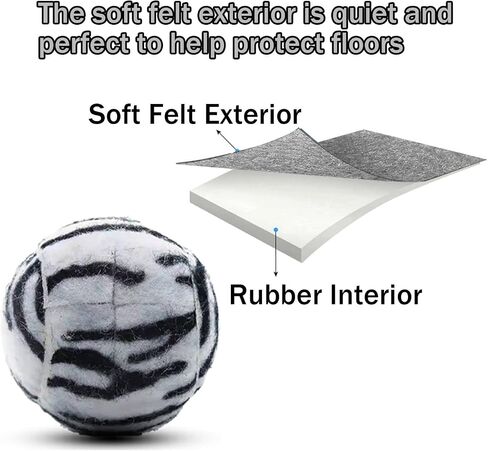 Magicorange 4 PCS Precut Walker Tennis Balls for Furniture Legs and Floor Protection, Heavy Duty Long Lasting Felt Pad Glide Coverings (Grey) in Saudi Arabia
