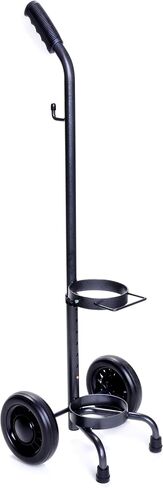 Medline HCS53006 Oxygen Cylinder Cart for D and E Tanks, Latex Free in Saudi Arabia