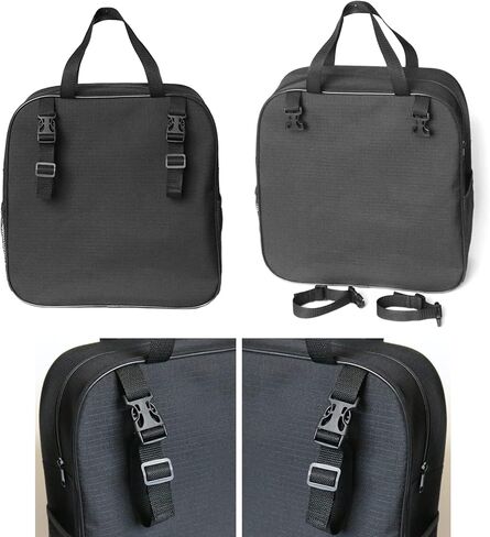 حقيبة كرسي متحرك مع حامل أكواب يناسب المشاة والبكرات والكراسي، وإكسسوارات الكراسي المتحركة للبالغين وكبار السن، وإكسسوارات تخزين الكراسي المتحركة، حقيبة ظهر لكبار السن قابلة للتعديل، وحقيبة علبة صينية دوارة in Kuwait