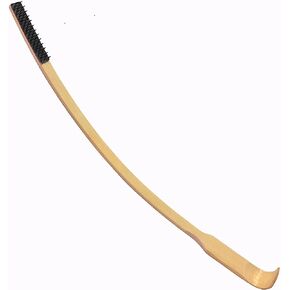ITCHSTIX Bamboo Back Scratchers, Curved Aggressive Scratching Hand Tool for Adult Men, Designed Patented and Assembled in The USA in Saudi Arabia
