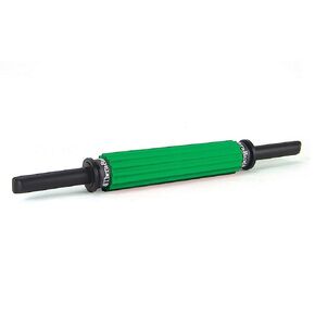 THERABAND Roller Massager +، عصا دوارة للعضلات لإطلاق الليفي العضلي الذاتي، دبوس دوار لتدليك الأنسجة العميقة، إطلاق نقطة الزناد، وجع العضلات، أفضل الهدايا للعدائين، الرياضيين، Crossfit