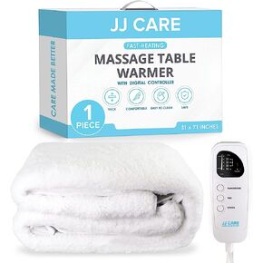 JJ CARE Massage Table Warmer 31"x71", Digital 3 Heat Control Massage Bed Warmer Fleece Pad w/Detachable 12 FT Cord, Table Warmer Massage Therapy w/Overheat Protection, Massage Table Heating Pad in Saudi Arabia