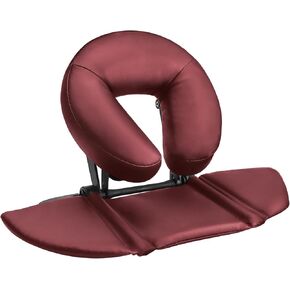 EBANKU Massage Table Face Cradle Cushion, Face Cradle Down Tabletop Massage Kit Adjustable Massage Table Headrest Face Pillow with Platform for Massage Chair SPA Bed (Black)