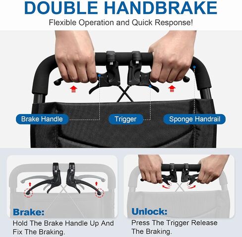 Broobey Lightweight Folding Transport Wheelchairs for Adults and Seniors, Transport Travel Chair Weight Only 16lbs Support 220Lbs in Saudi Arabia