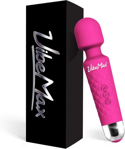 Rechargeable Personal Massager - Powerful Multi Speed Vibration - Whisper Quiet - Waterproof - for Muscle Tension Relief in Neck, Back, Shoulders, Legs and Feet - Black in Saudi Arabia