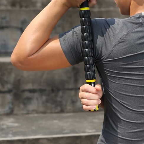 Muscle Roller Stick for Athletes- Body Massage Sticks Tools Massager for Relief Muscle Soreness,Cramping and Tightness,Help Legs and Back Recovery,Black Green in Saudi Arabia