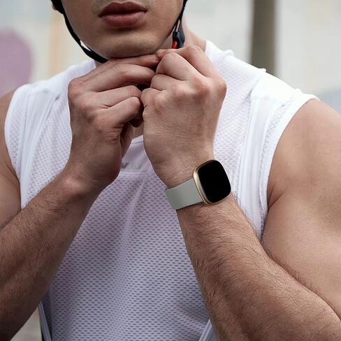 أساور Dirrelo متوافقة مع Fitbit Sense/Versa 3 / Versa 4 / Sense 2، حزام حزام رياضي ناعم من مادة TPU، سوار معصم بديل للنساء والرجال، 4 عبوات صغيرة، أسود Modena Bluegrey Pinegreen in Kuwait