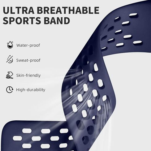 Getino Compatible with Fitbit Charge 5 Bands/Charge 6 Bands for Women Men, Soft Breathable Replacement Sport Strap Adjustable Wristbands for Fitbit Charge 5/ Charge 6 Advanced Fitness Tracker, Black in Saudi Arabia