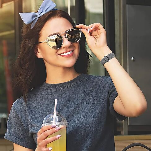 مجموعة Maledan مكونة من 3 حلقات منفردة قابلة للتمدد متوافقة مع سوار Fitbit Versa 2 للنساء والرجال، سوار ساعة بديل رياضي من النايلون الناعم Versa 2 لساعة Fitbit Versa 2/Versa Lite، أسود/أخضر/رمادي in Kuwait
