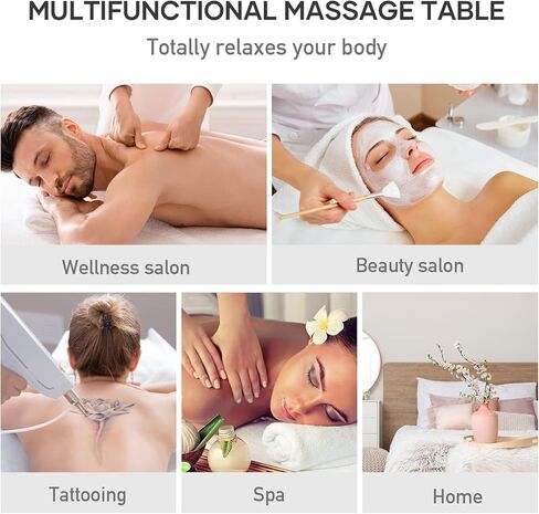 كيربودا سرير تدليك احترافي محمول قابل للطي مكون من 3 اقسام، سرير صالون سبا خشبي قابل للطي، يأتي مع حقيبة حمل وملحقات كاملة in Kuwait