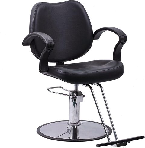 Beauty Style Classic Hydraulic Barber Chair Styling Chair Salon Beauty Equipment Black Cheap in Saudi Arabia