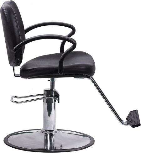 Beauty Style Classic Hydraulic Barber Chair Styling Chair Salon Beauty Equipment Black Cheap in Saudi Arabia