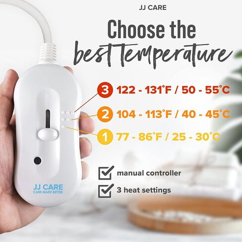 JJ CARE Massage Table Warmer 31"x71", Manual 3 Heat Control Massage Bed Warmer Fleece Pad w/Detachable 12 FT Cord, Table Warmer Massage Therapy w/Overheat Protection, Massage Table Heating Pad in Saudi Arabia