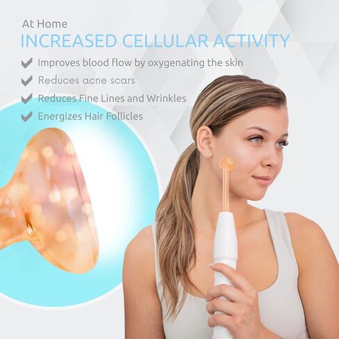 Dermati High Frequency Facial Machine- Portable Handheld High Frequency Facial Wand/Neon in Saudi Arabia