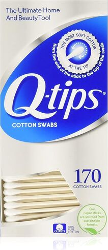 Q-Tips Cotton Swabs, 170 Count, 2-Pack in Kuwait