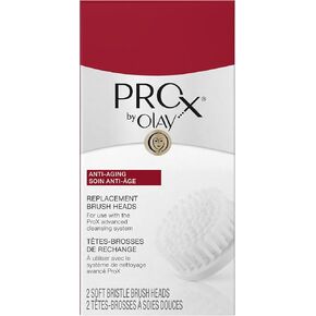 Face Brush by Olay ProX by Olay Advanced Facial Cleansing System Replacement Brush Heads, 2 Count in Kuwait