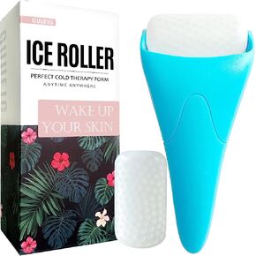 Ice Roller for Face, Ice Roller and 2 Premium Roller Heads for All Skin Types, Facial Ice Roller Skin Care Tool to Relief Eye Puffiness, Migraine Pain, Minor Injury, Wrinkle, Women's Gift in Kuwait
