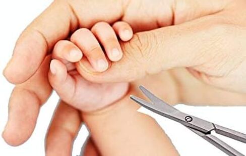 Baby Nail Scissors With Round Tip 4.5" Eyebrow, Dry Skin, Eyelash, Nose Hair For Men And Women Daily Use in Saudi Arabia