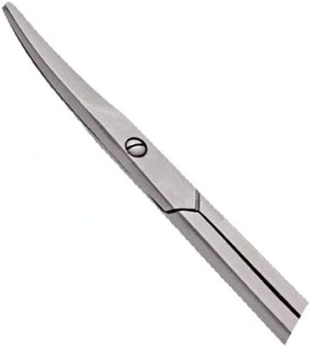 Baby Nail Scissors With Round Tip 4.5" Eyebrow, Dry Skin, Eyelash, Nose Hair For Men And Women Daily Use in Saudi Arabia